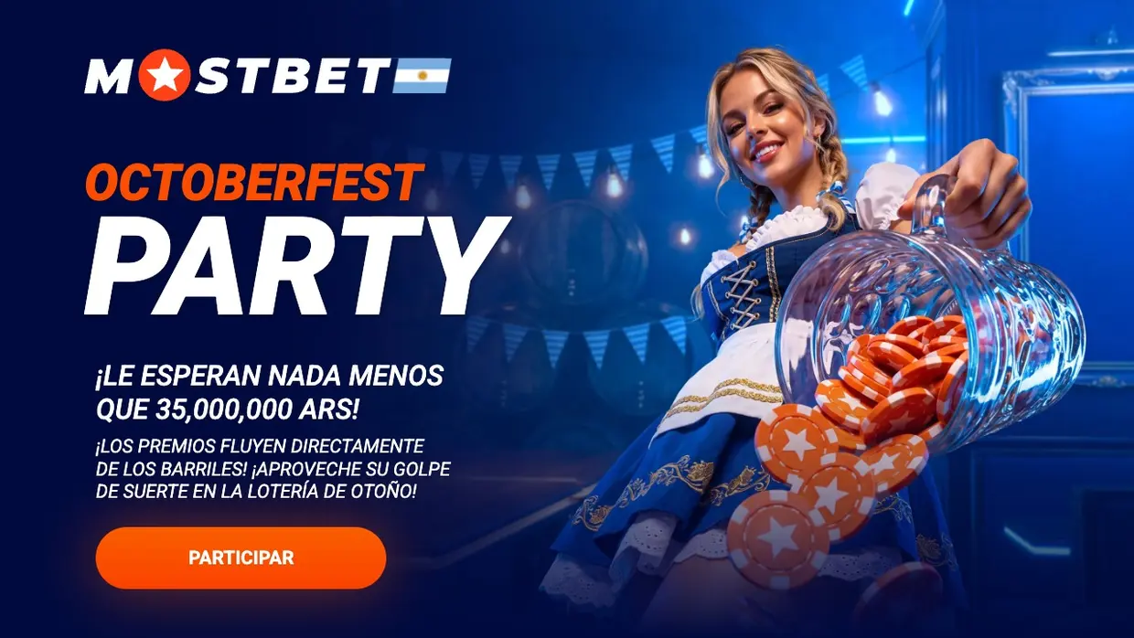 Octoberfest Party de Mostbet con 35.000.000 ARS en premios
